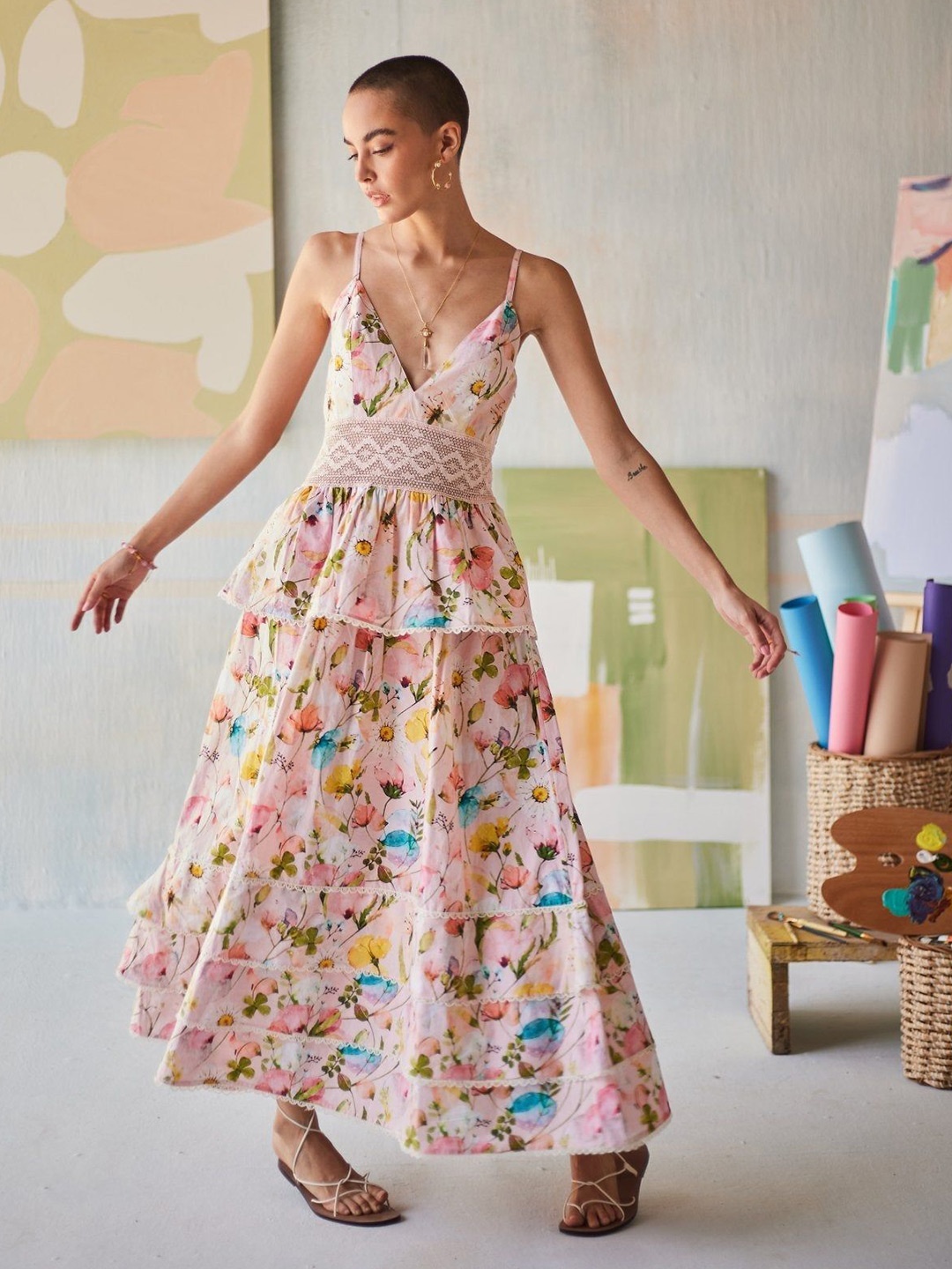 

Sage by Mala Gardenia Pink Dress