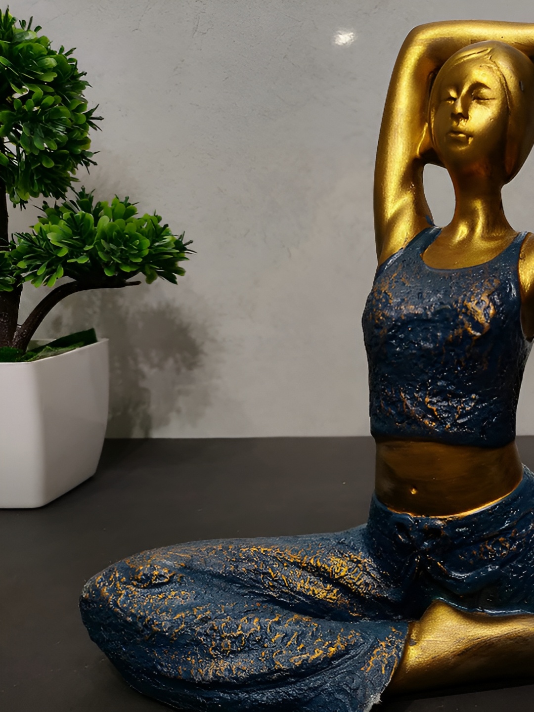 

Zart Gold-Toned Fengshui Figurine Showpiece