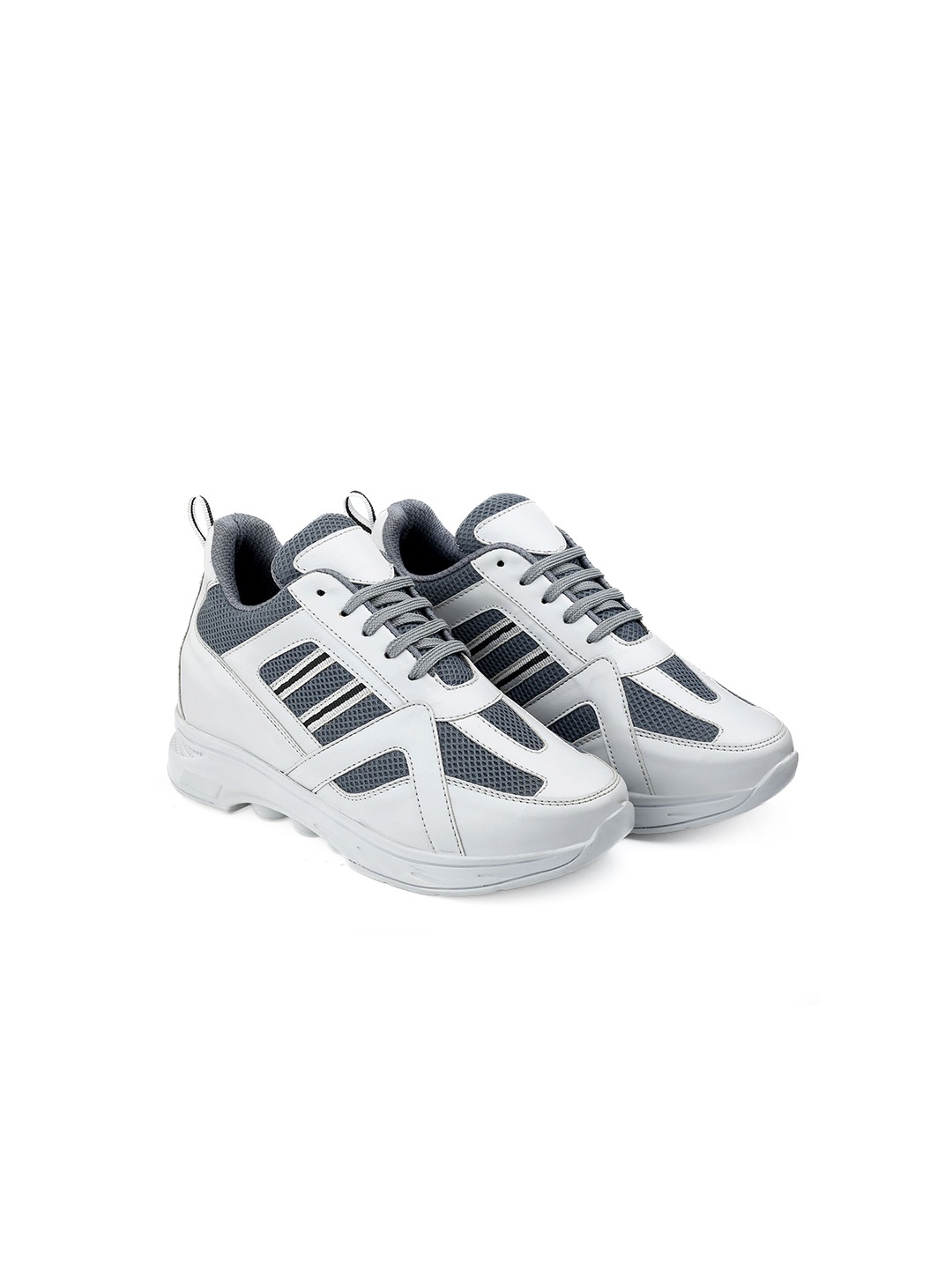 

Bxxy Men High-Top Non-Marking Air Max Running Elevator Shoes, Grey