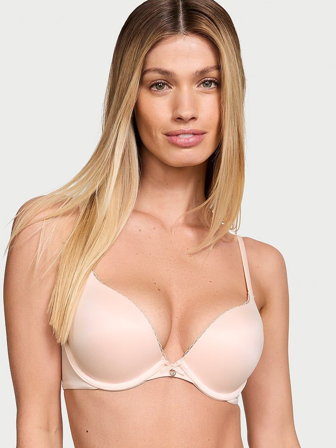 

Victoria's Secret Full Coverage Heavily Padded Push-Up Bra, Pink