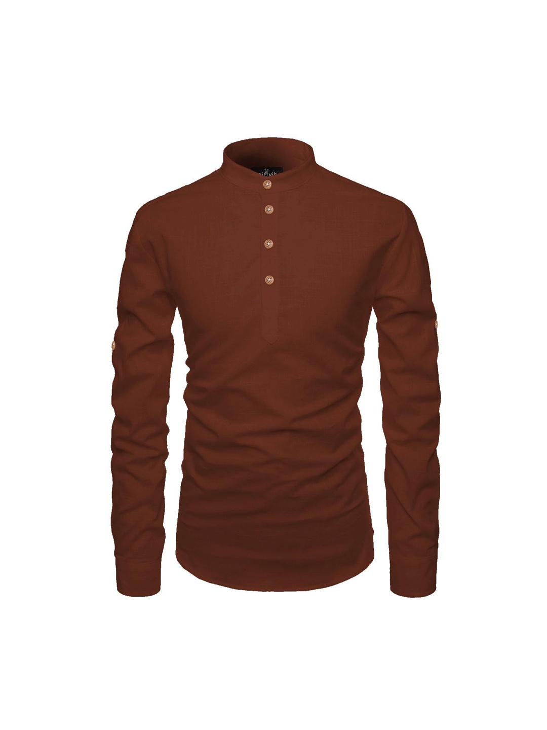 

univibe Men Kurta, Brown
