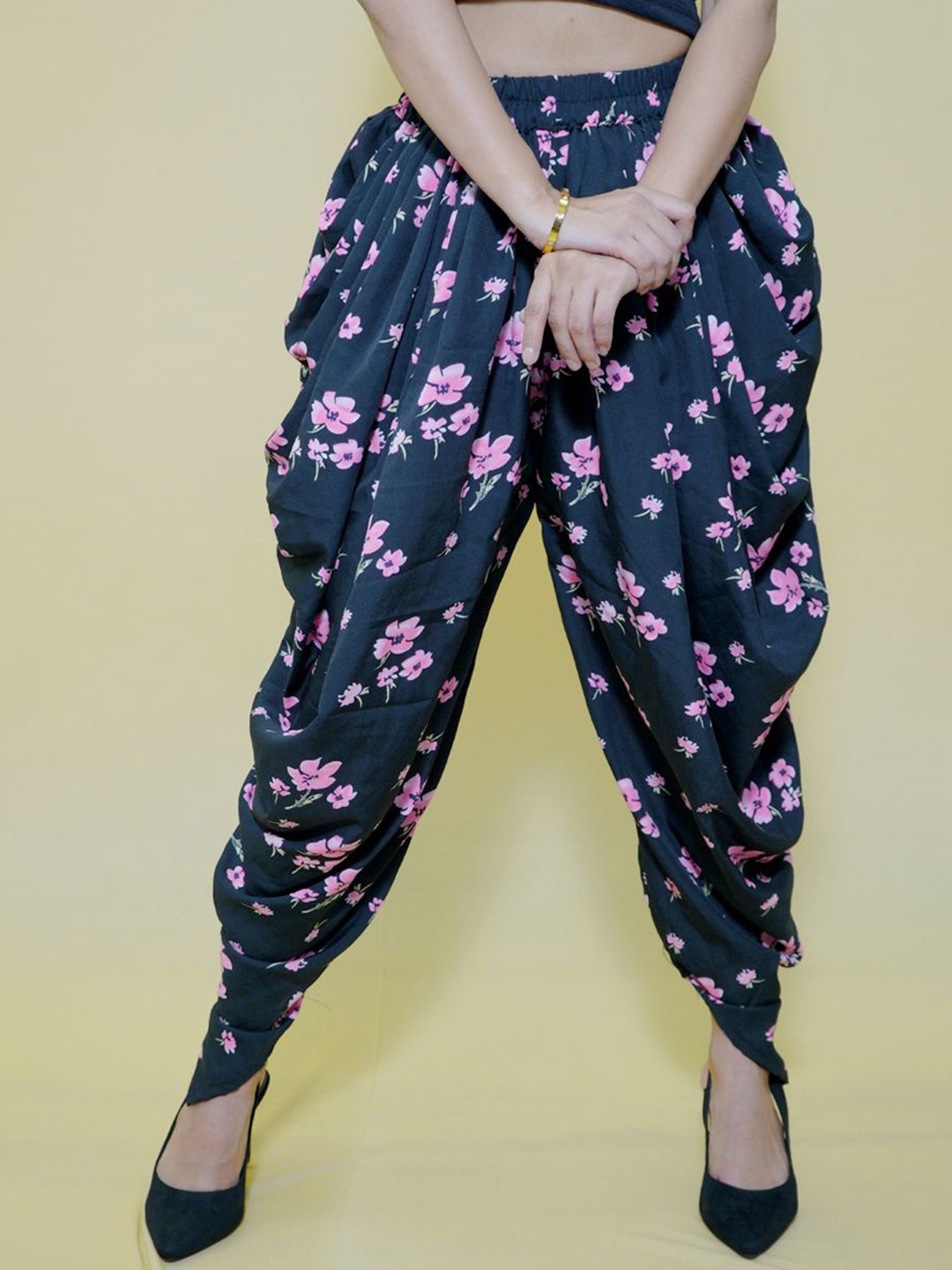

CRAZEVILLA Women Dhoti Pant, Navy blue