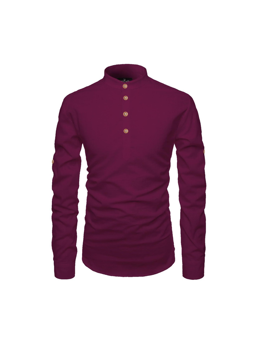 

univibe Men Kurta, Magenta