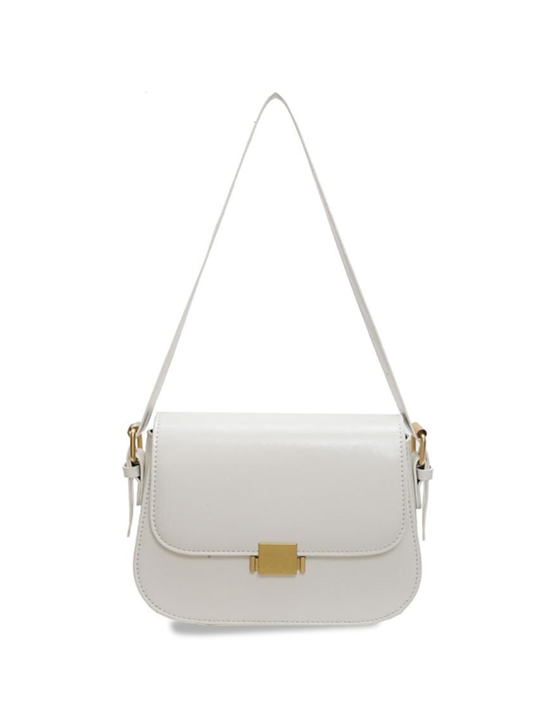 

StyleCast x Revolte Women Solid Structured Sling Bag, White