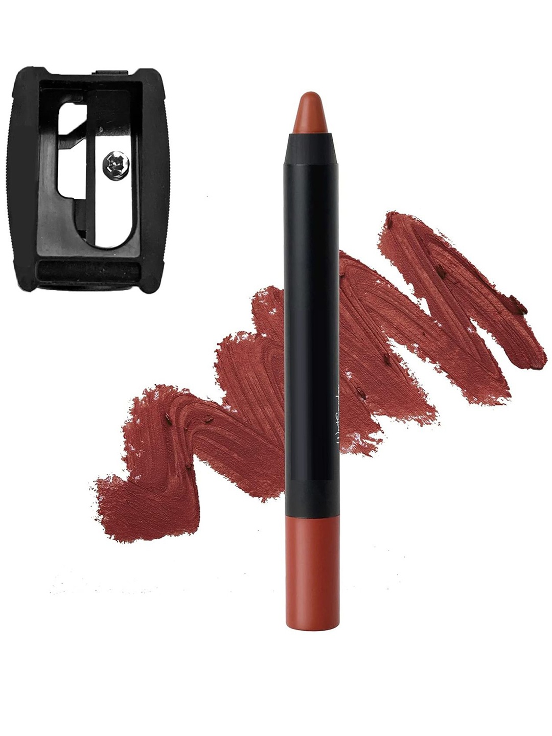 

Adbeni Retractable Poppins Long Lasting Lip Crayon Lipstick- 3 gm - Brown LS14-10