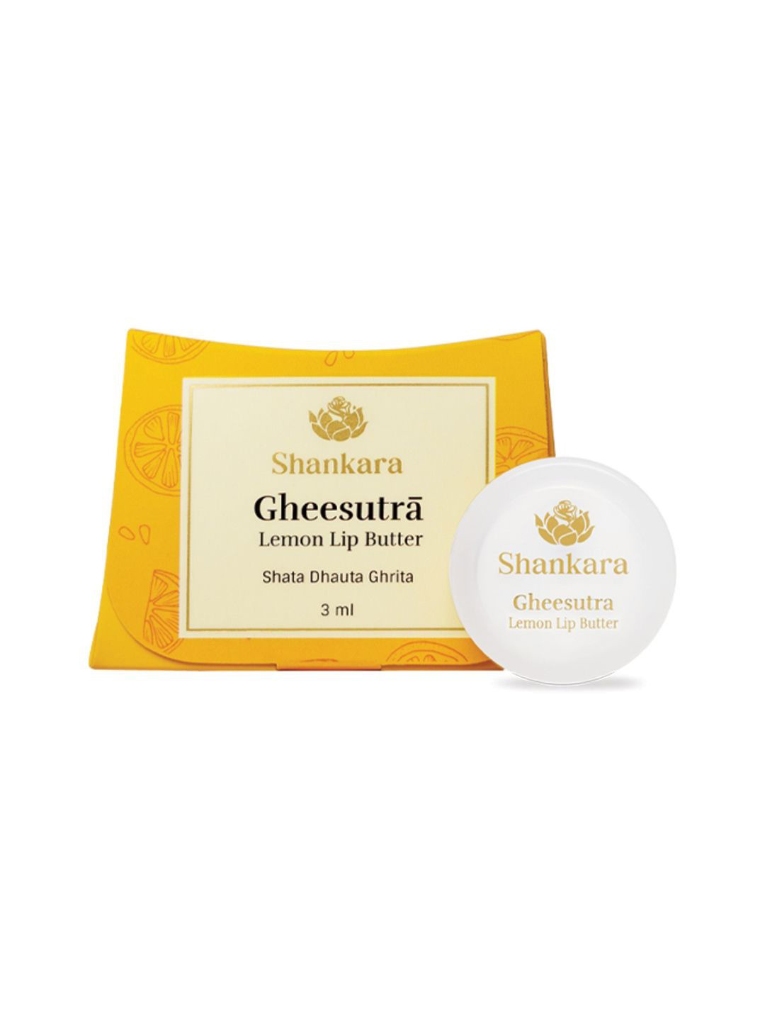 

Shankara Gheesutra Lemon Lip Butter For Lip Lightening With Vitamin C - 3 ml, Yellow