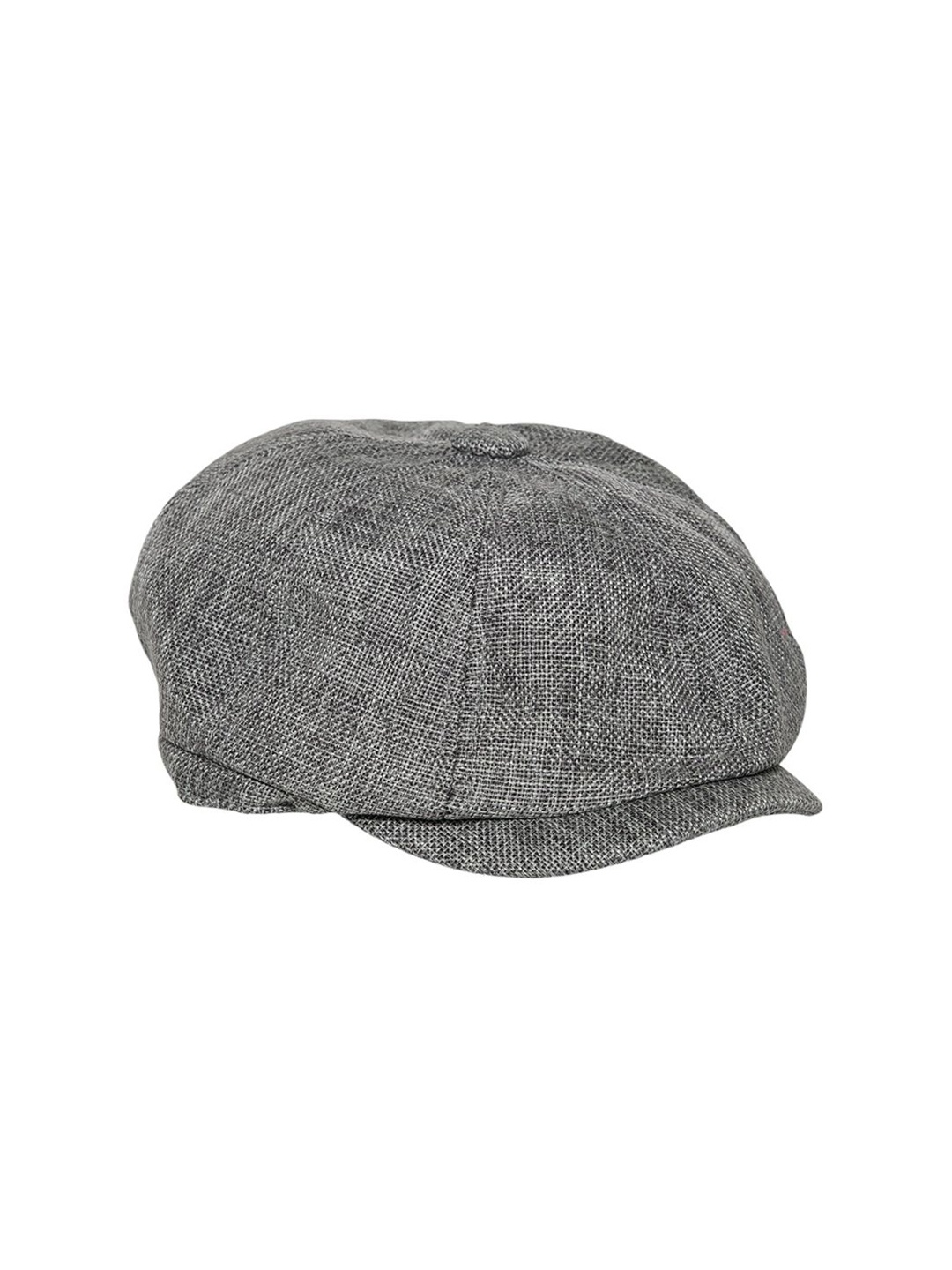 

CHOKORE Unisex Solid Linen Ascot Cap, Grey
