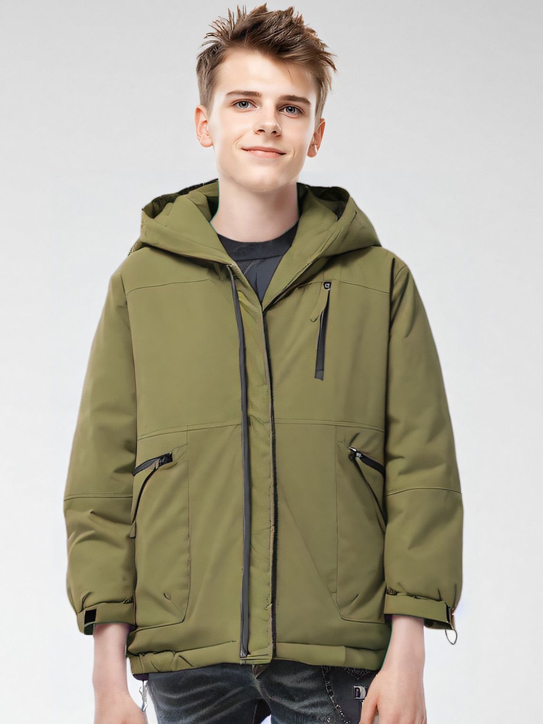 

StyleCast x Revolte Men Tailored Jacket, Green