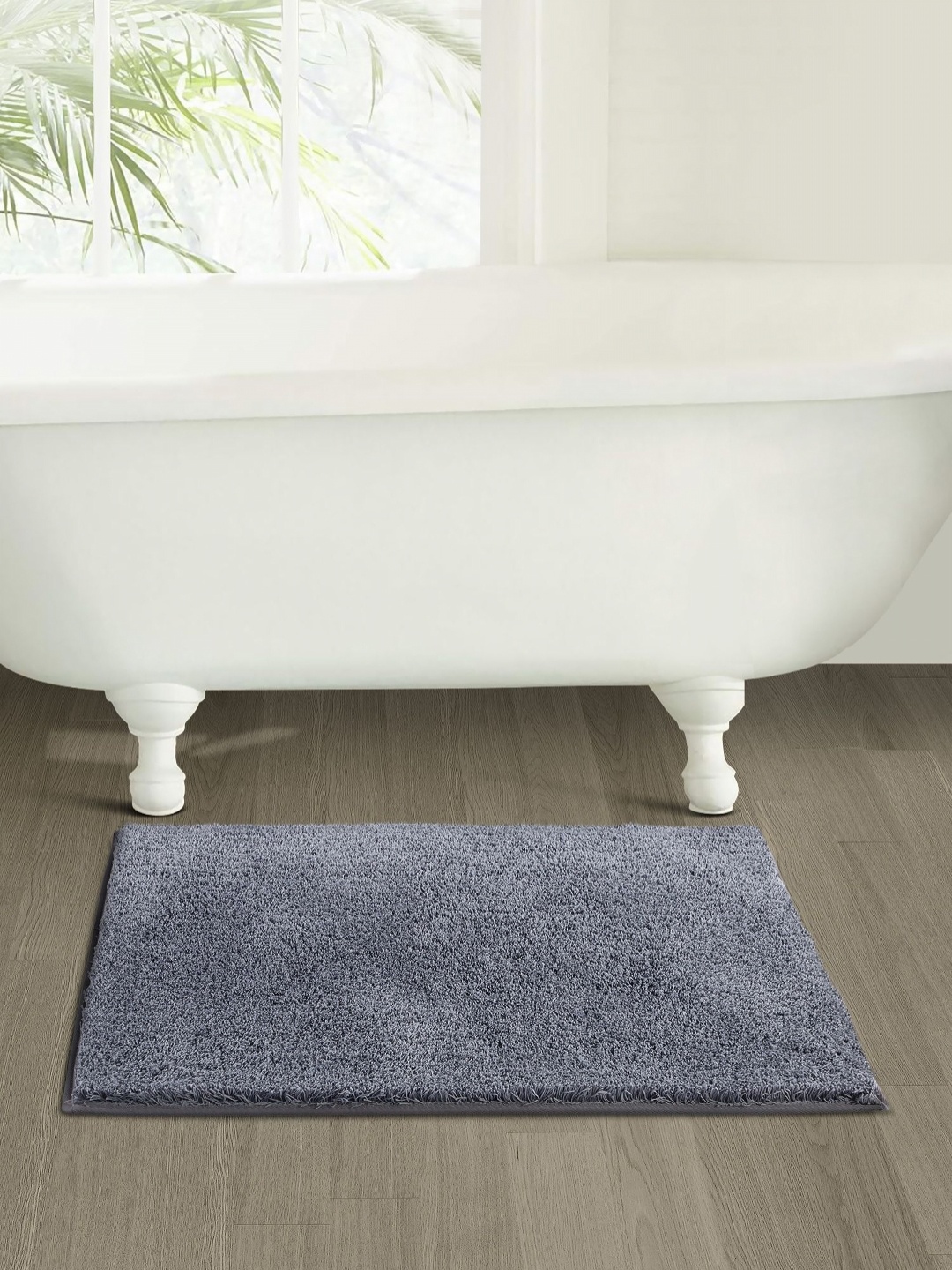 

OBSESSIONS Grey 2400 GSM Anti-Skid Bath Rug