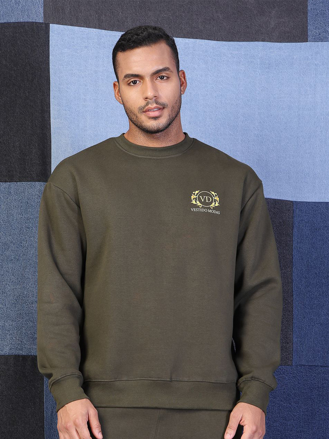 

Vestido Modas Men Oversize Fit Sweatshirt, Olive