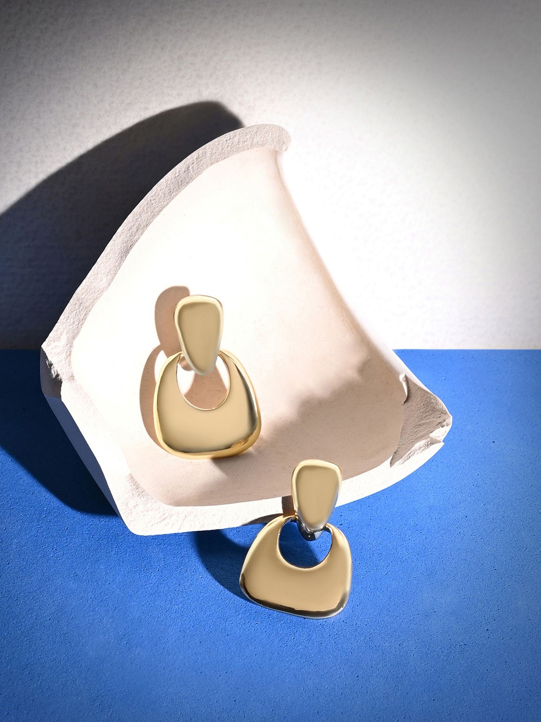 

Accessorize Geometric Drop Earrings, Gold