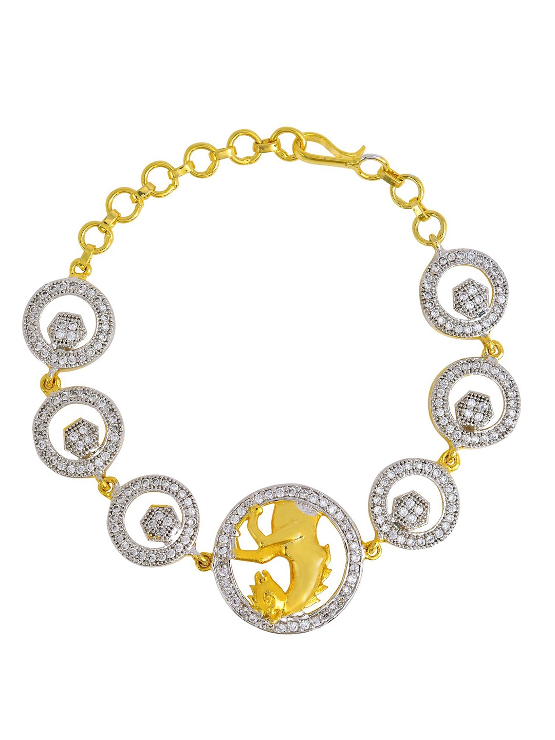 

MEMOIR 24KT Gold-Plated Cubic Zirconia Wraparound Bracelet