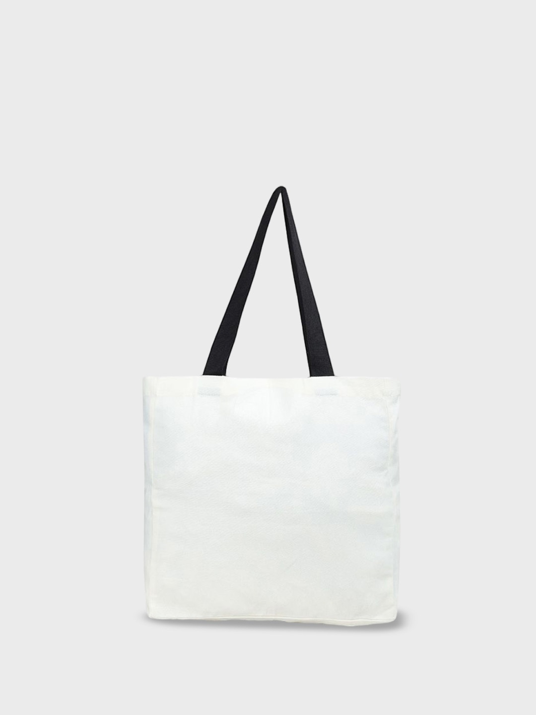 

Ginger by Lifestyle Women Solid Shopper Cotton Tote Bag, Off white