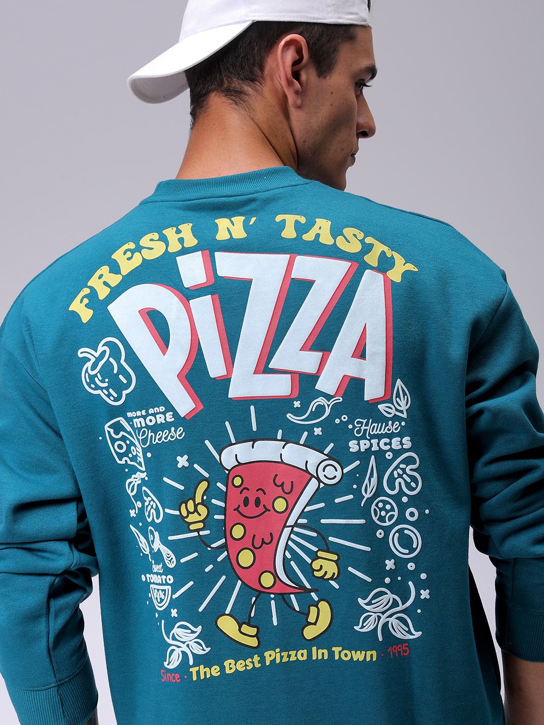 

The Indian Garage Co Men Typography Printed Sweatshirt, Green
