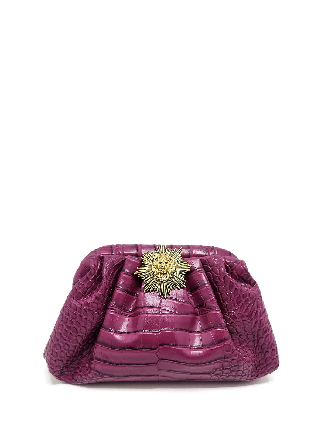 

Adwita Textured Structured Handheld Bag with Fringed, Maroon