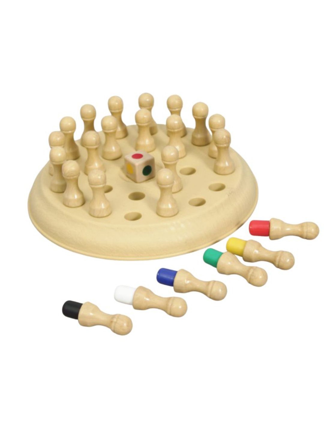 

PLUSPOINT Kids BPA Free Memory Chess Color Game Gaming Accessory Activity Toys and Games, Beige