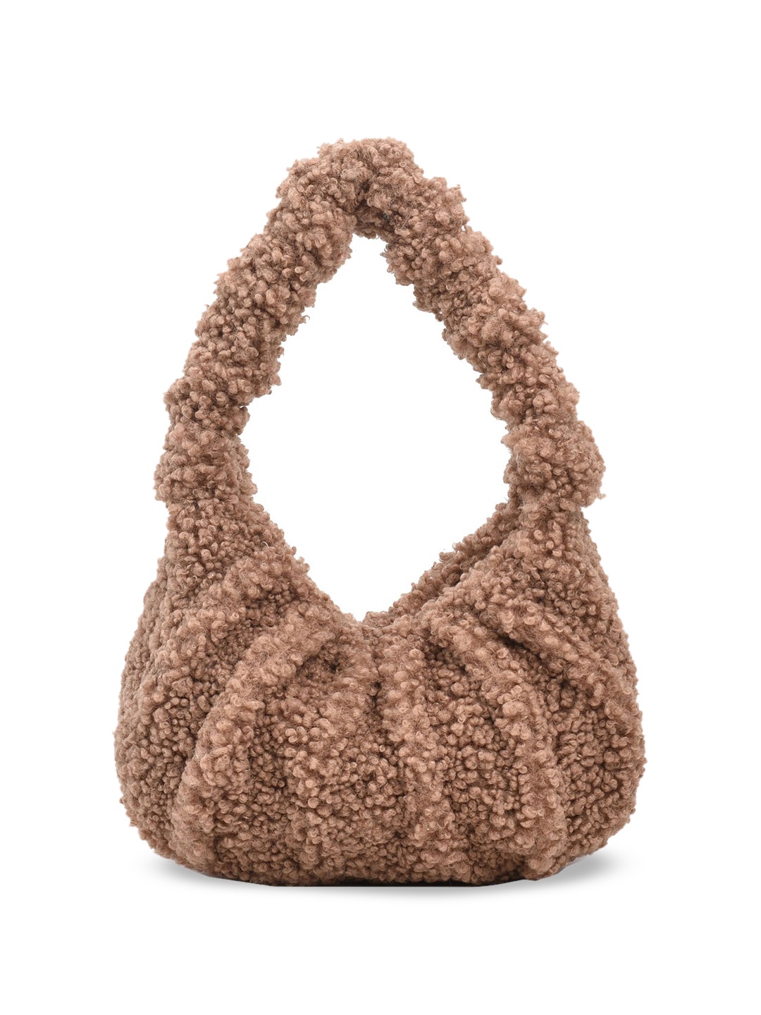 

StyleCast x Revolte Women Textured Swagger Hobo Bag, Brown