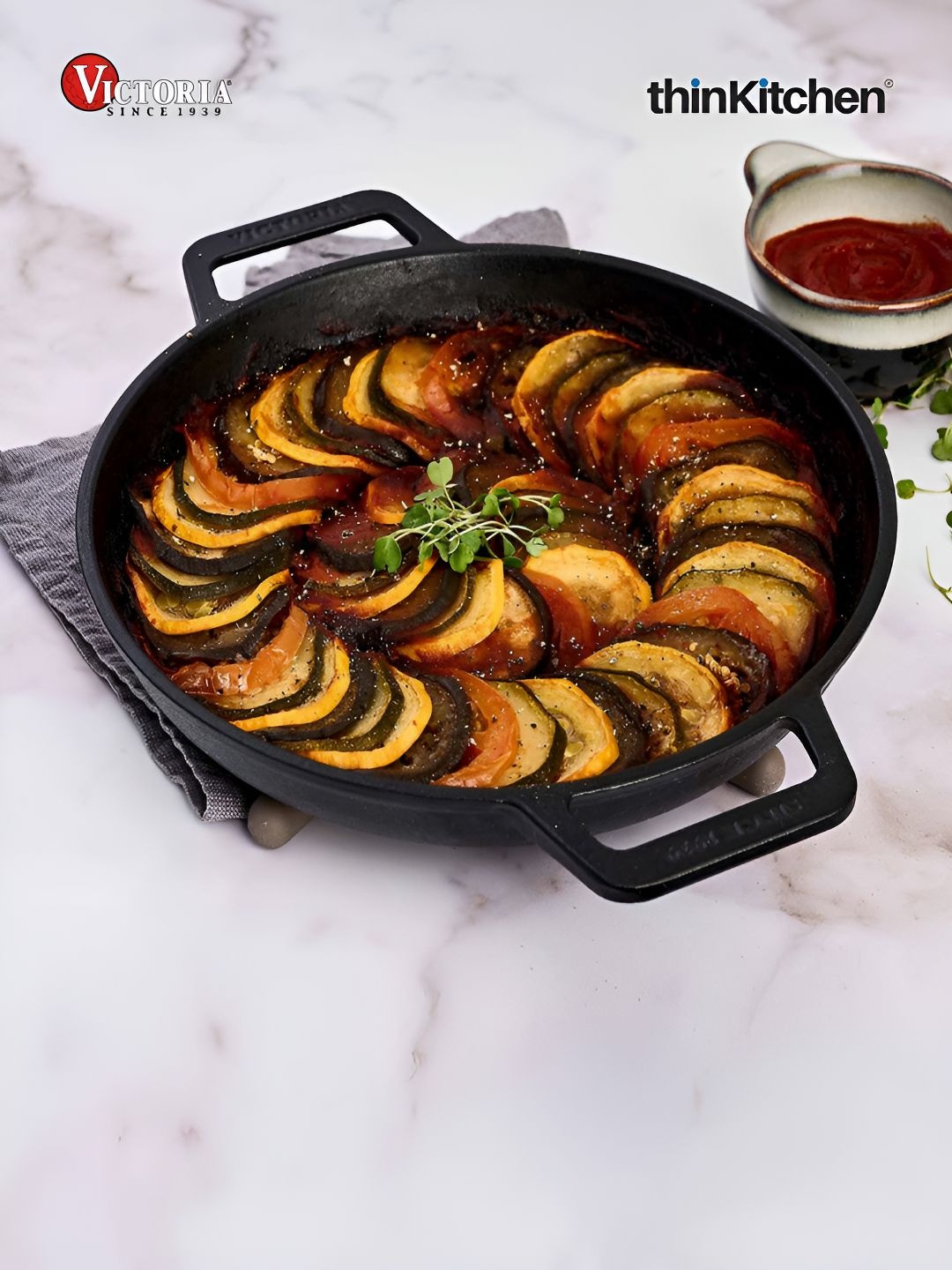 

Victoria Black Cast Iron Pan