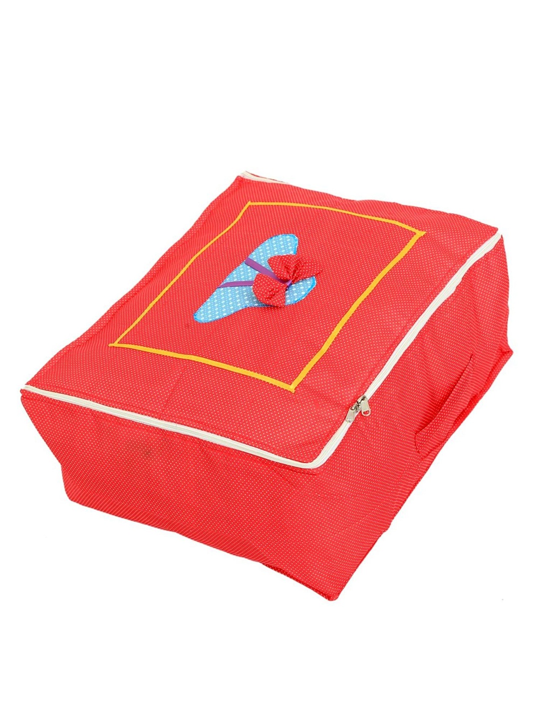 

Kuber Industries Red & Blue Multi-Utility Cotton Organiser
