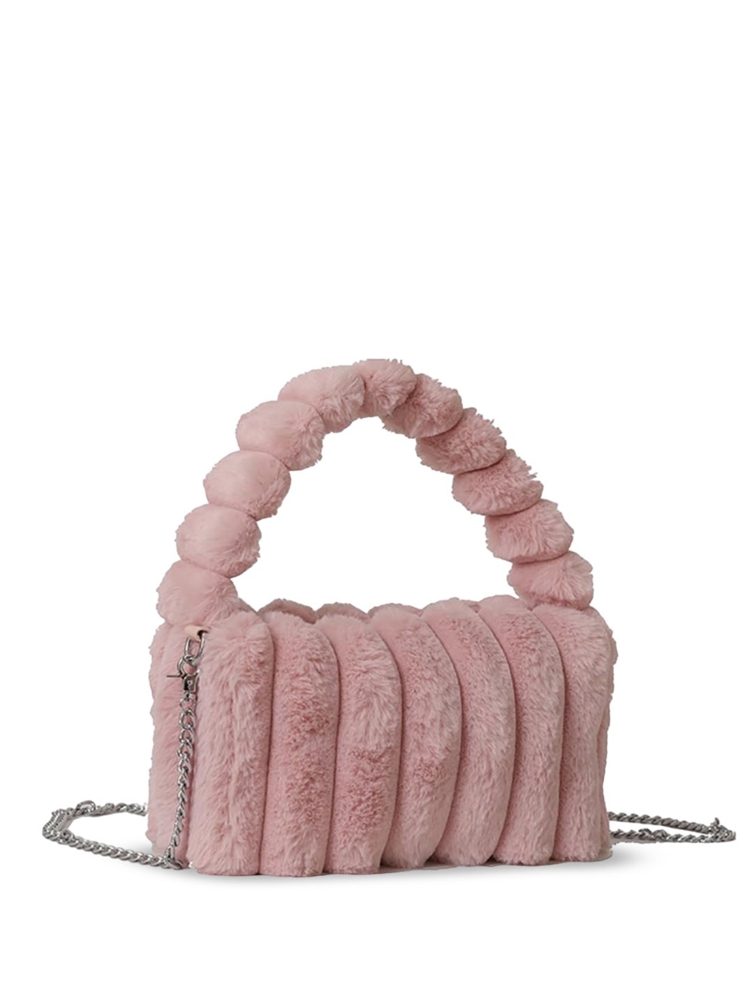 

StyleCast x Revolte Women Self Design Bowling Sling Bag, Pink