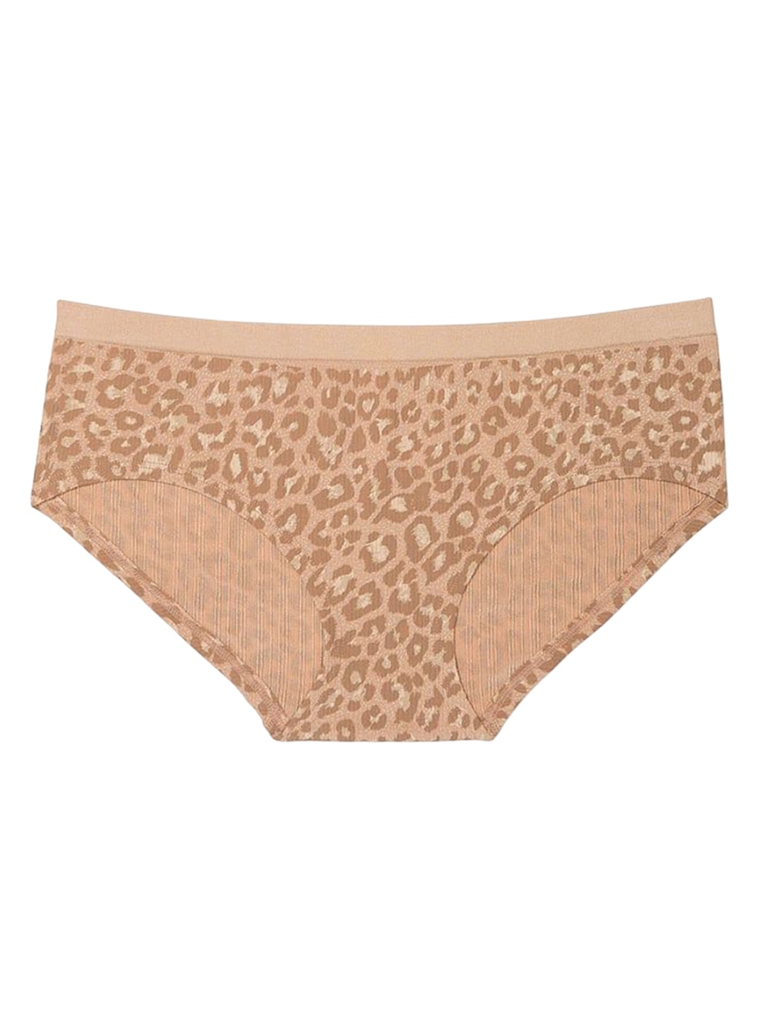 

Victoria's Secret Women Printed Mid-Rise Seamless Basic Briefs, Brown