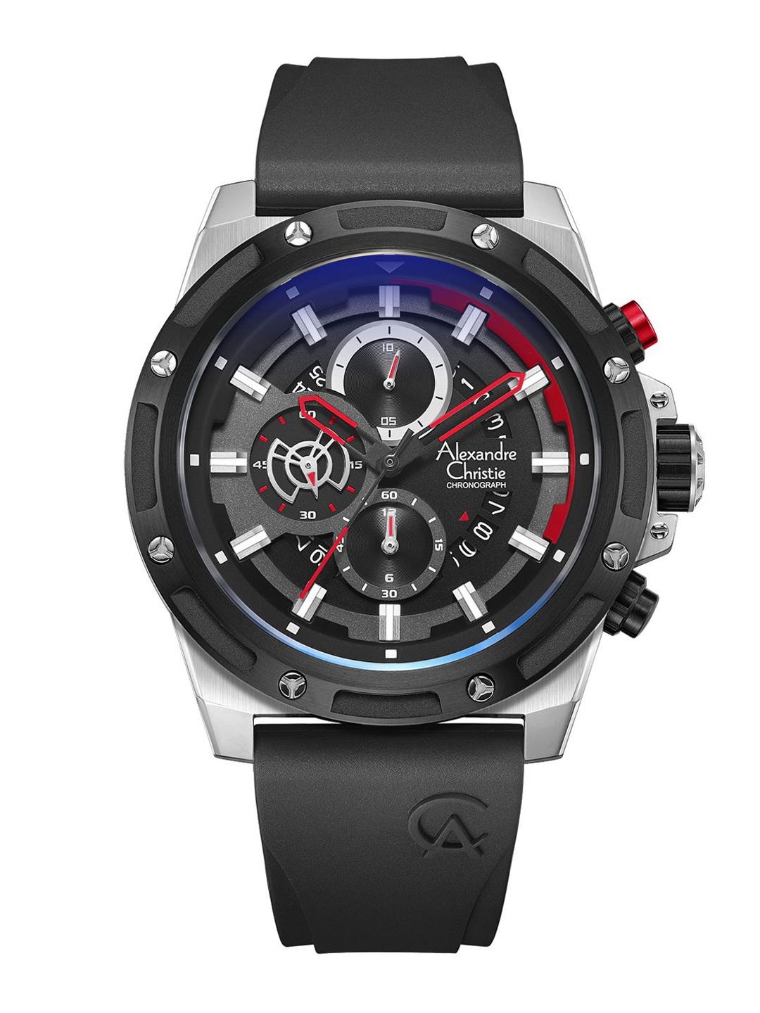 

Alexandre Christie Men Dial & Straps Analogue Watch 6506MCRTBBA, Black
