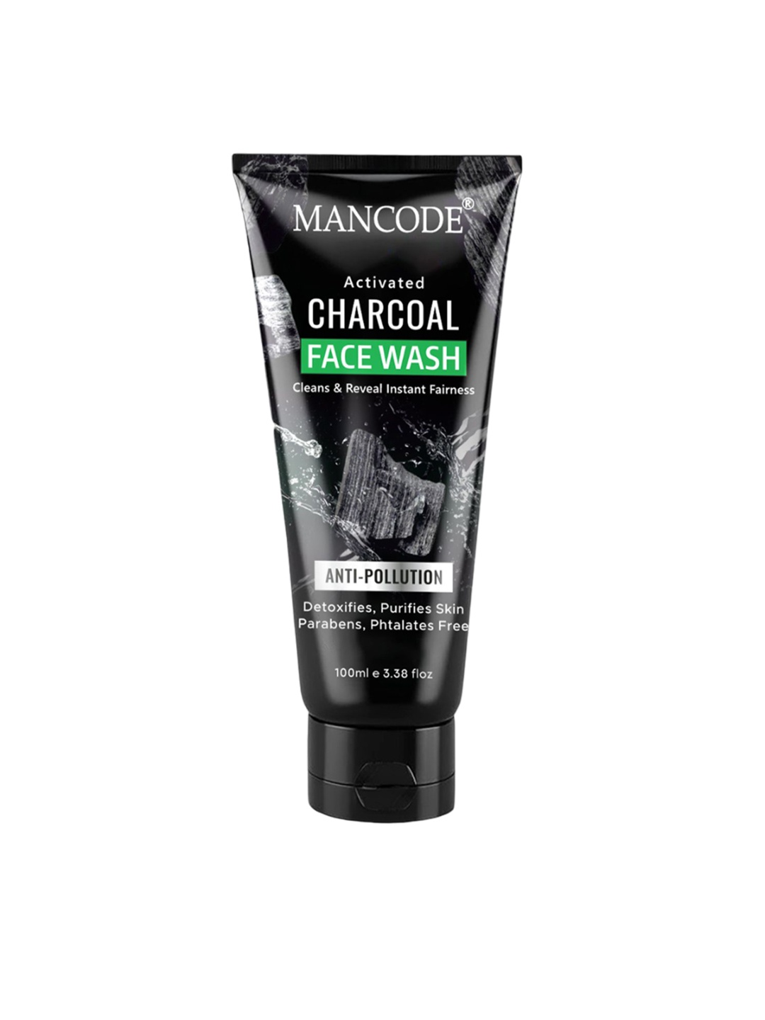 

MANCODE Men Charcoal Anti- Pollution Face Wash For Deep Cleansing & Oil Control- 100ml, Black