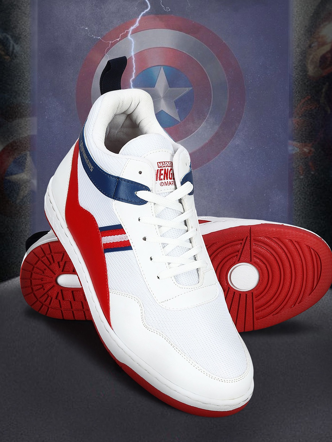 

Paragon Men Marvel Avengers Casual Shoes, White