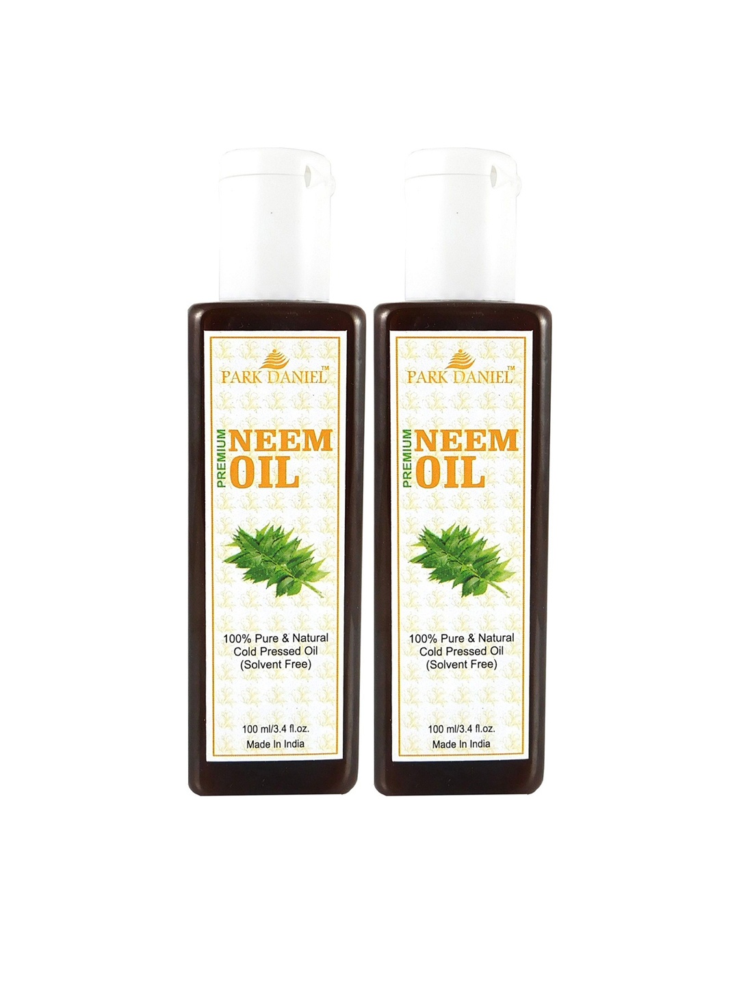 

Park Daniel Set Of 2 Pure & Natural Neem Oil - 100 ml Each, Transparent