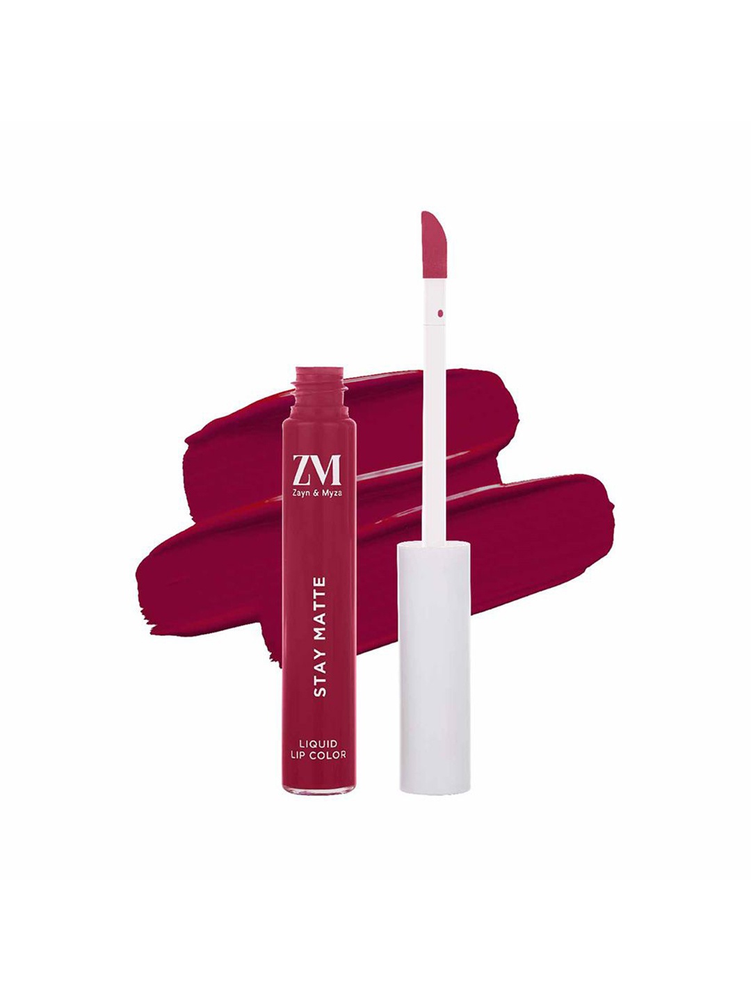 

ZM Zayn & Myza Stay Matte Transfer Proof Long Lasting Lip Color - 6 ml - Party Mauve, Red