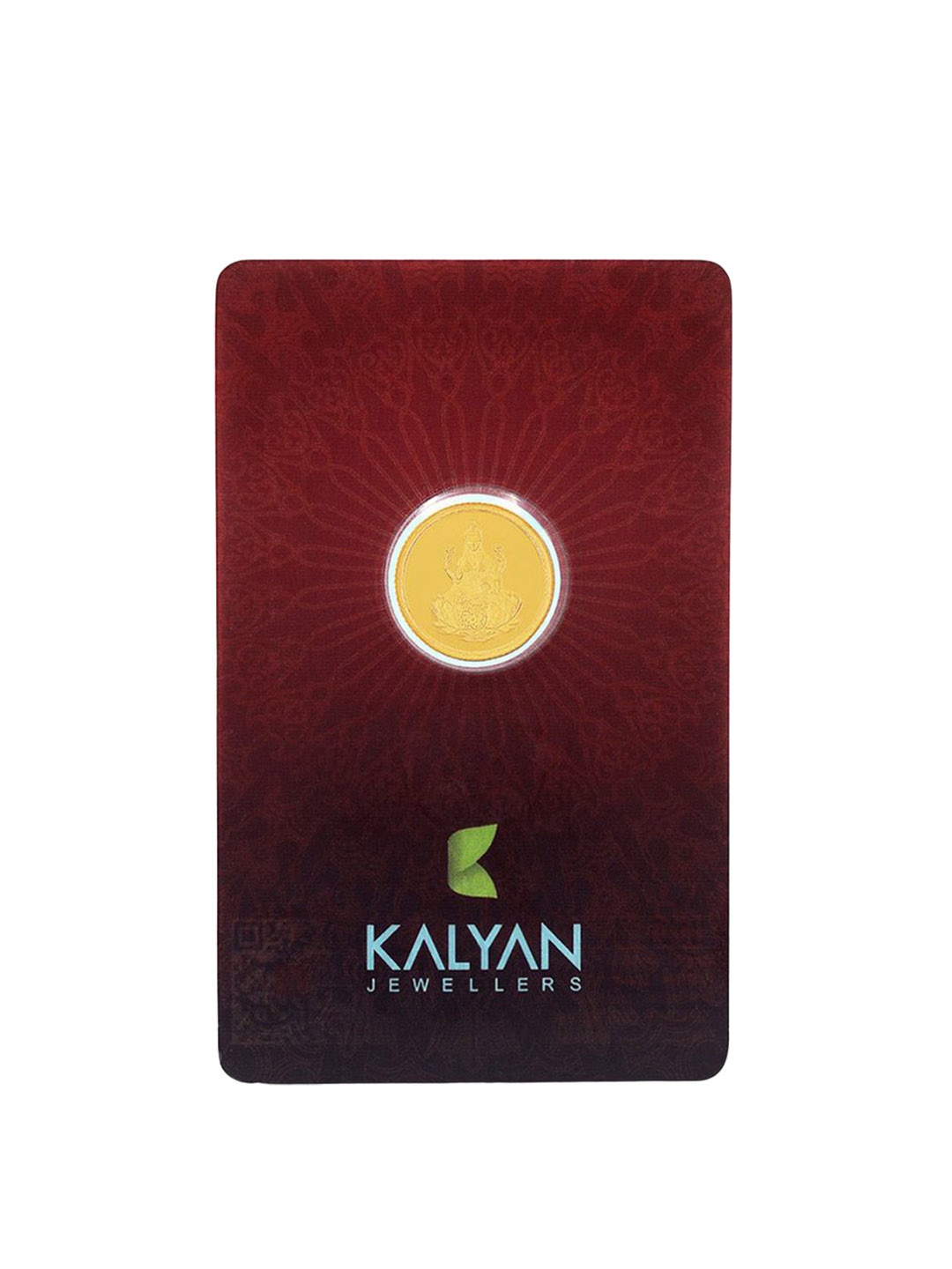 

Kalyan Jewellers 24KT 999 Purity Goddess Lakshmi Gold Coin- 2 g