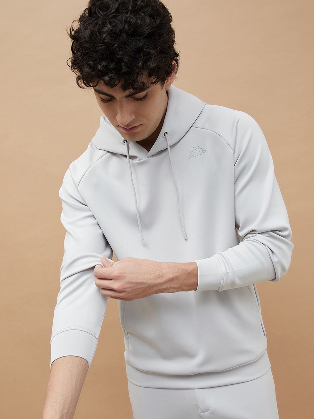 

Kappa Men Hooded Sweatshirt, Grey