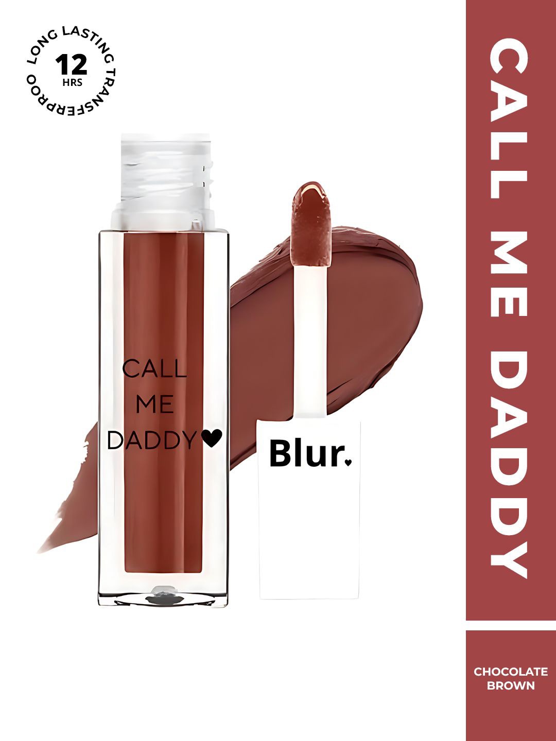 

BLUR INDIA Call Me Daddy Nude Matte Liquid Lipsticks 5ml- Chocolate Brown