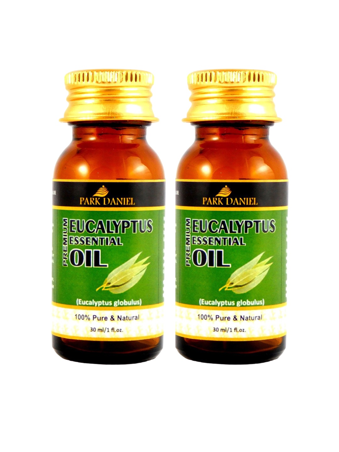 

Park Daniel Set Of 2 Pure & Natural Eucalyptus Oil - 30 ml Each, Transparent