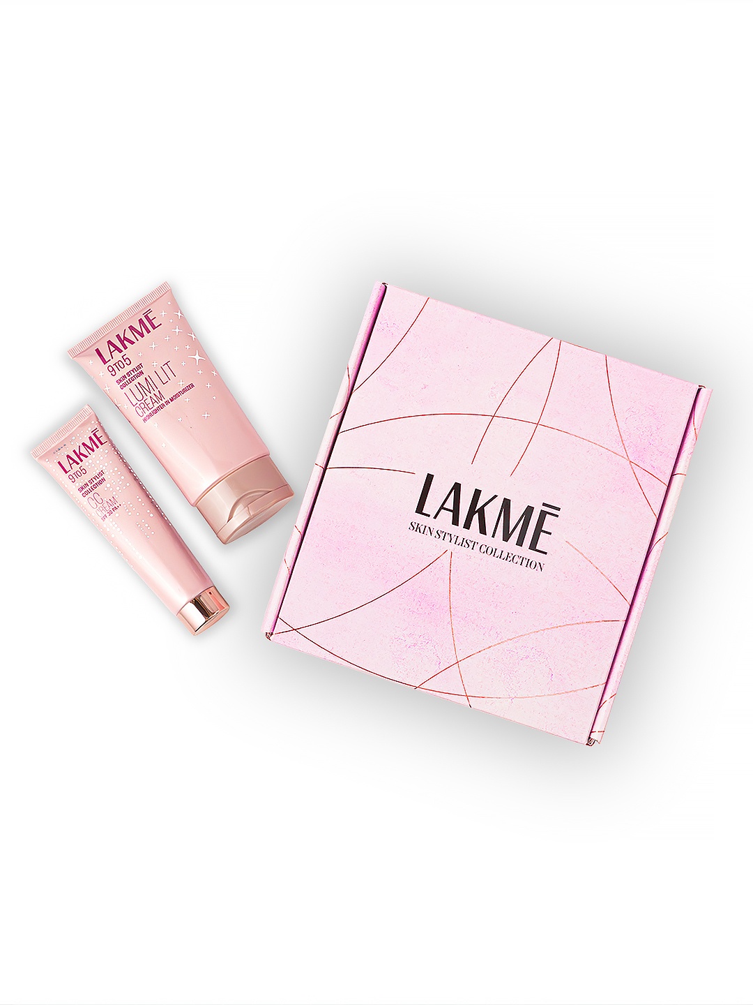 

Lakme Festive Gift Box with Lumi Lit Cream 60g & CC Cream 30g, Pink