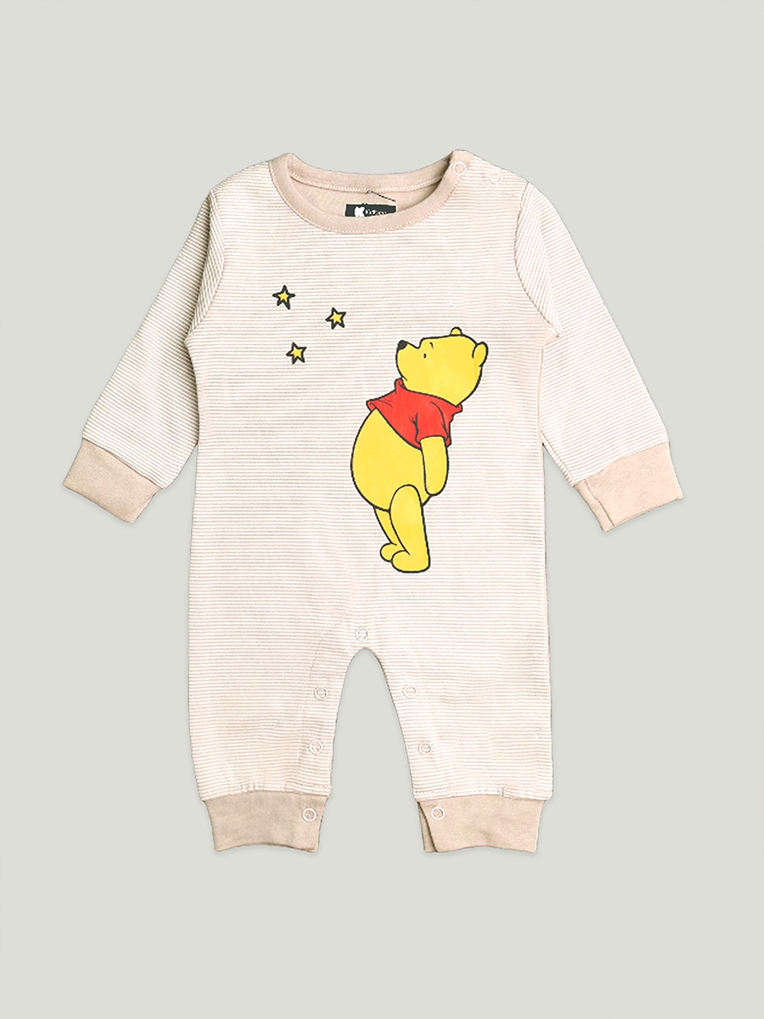 

Kidbea Kids Striped Rompers, Brown