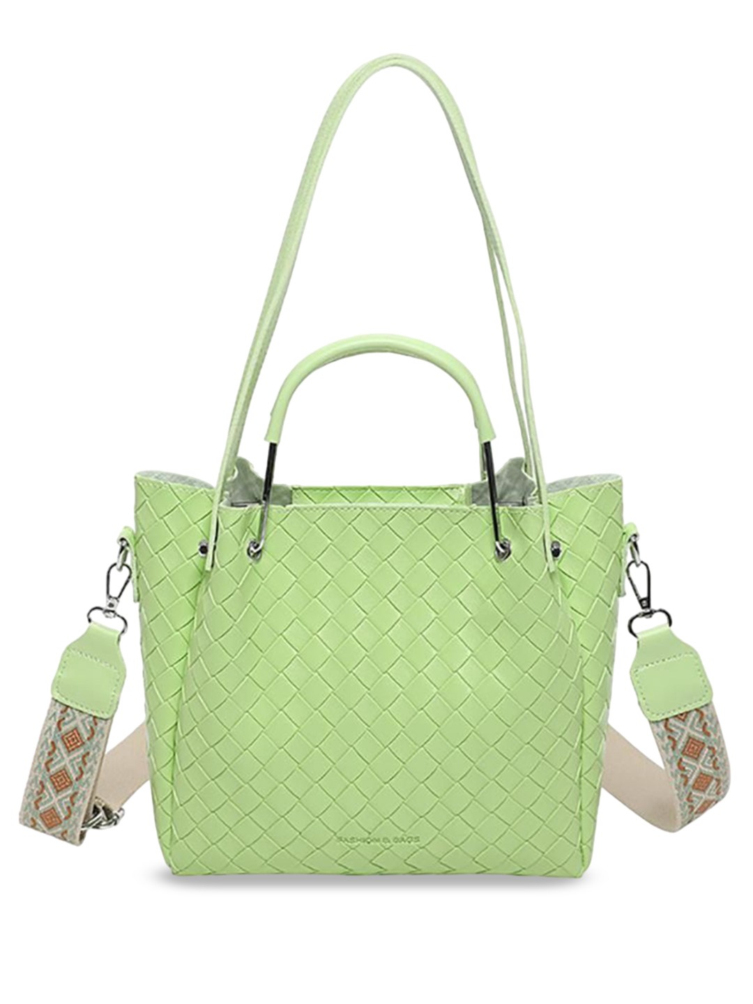 

StyleCast x Revolte PU Bucket Satchel, Green