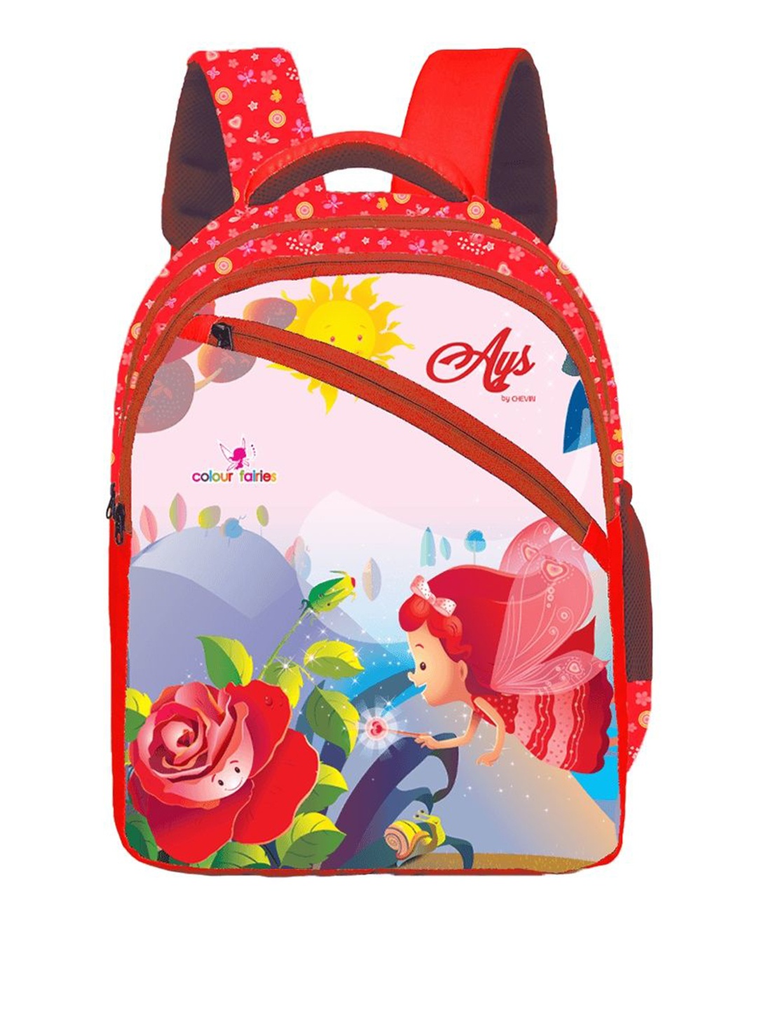 

CHEVIN Unisex Graphic Backpack, Red
