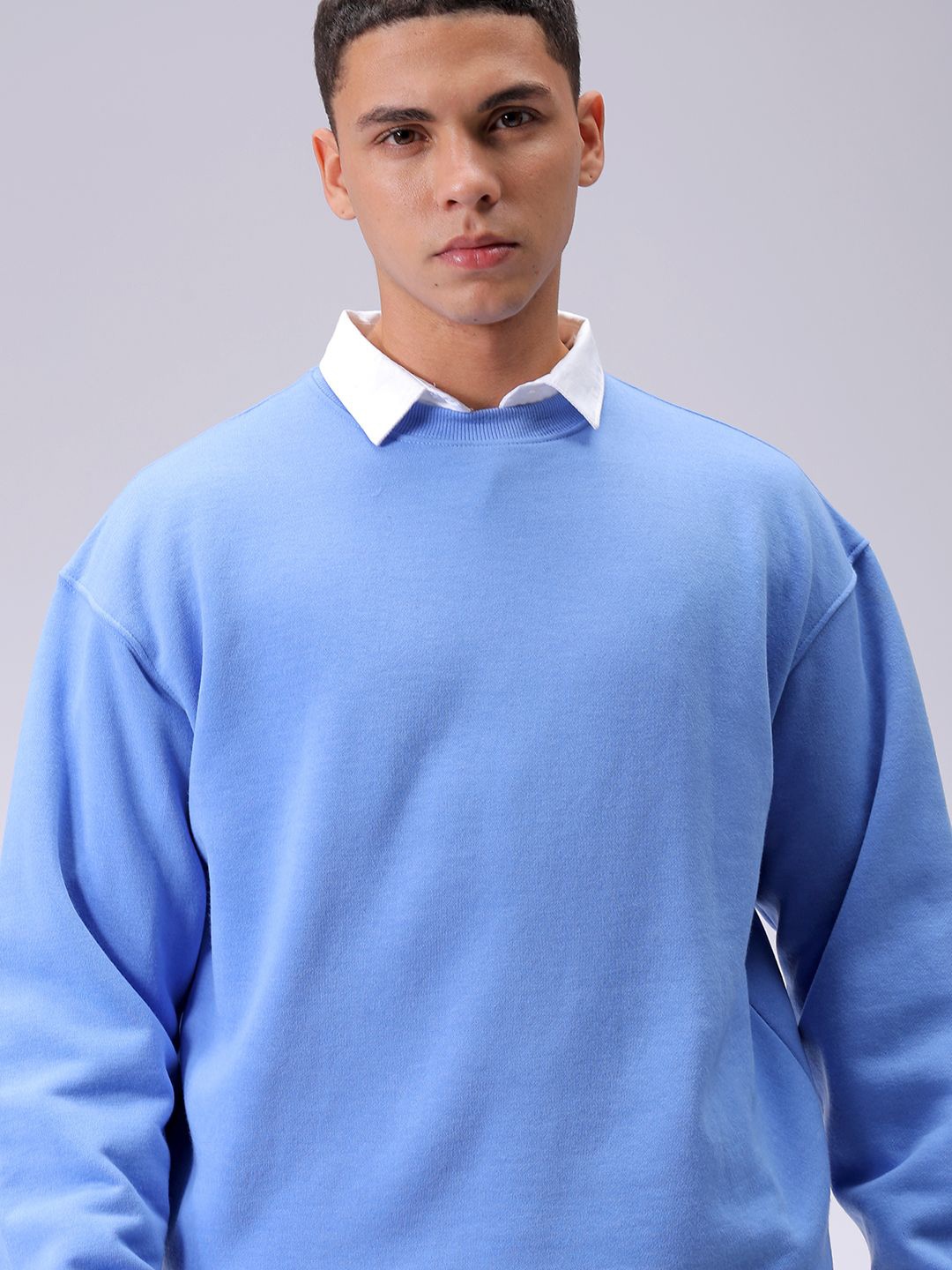 

The Indian Garage Co Men Round Neck Sweatshirt, Blue