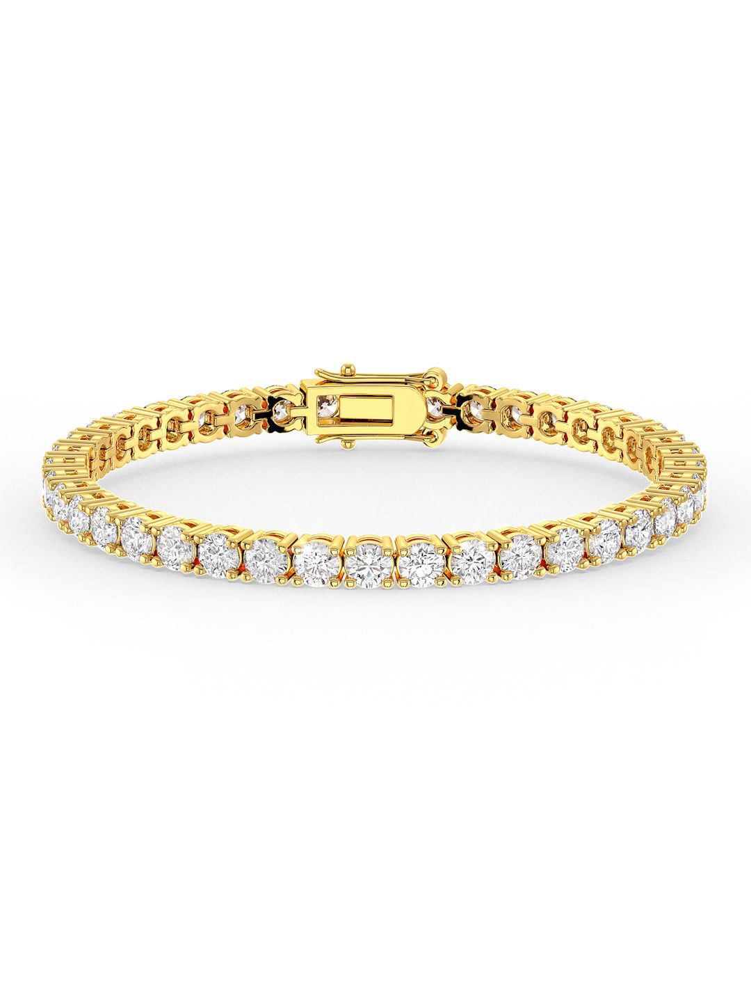 

MISS JO 92.5 Sterling Silver Cubic Zirconia Gold-Plated Wraparound Bracelet