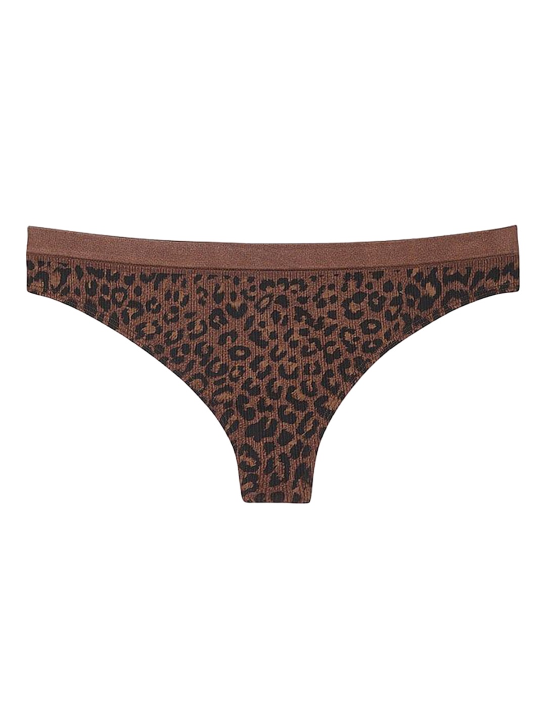 

Victoria's Secret Printed Thong Briefs 112508346GT6, Brown