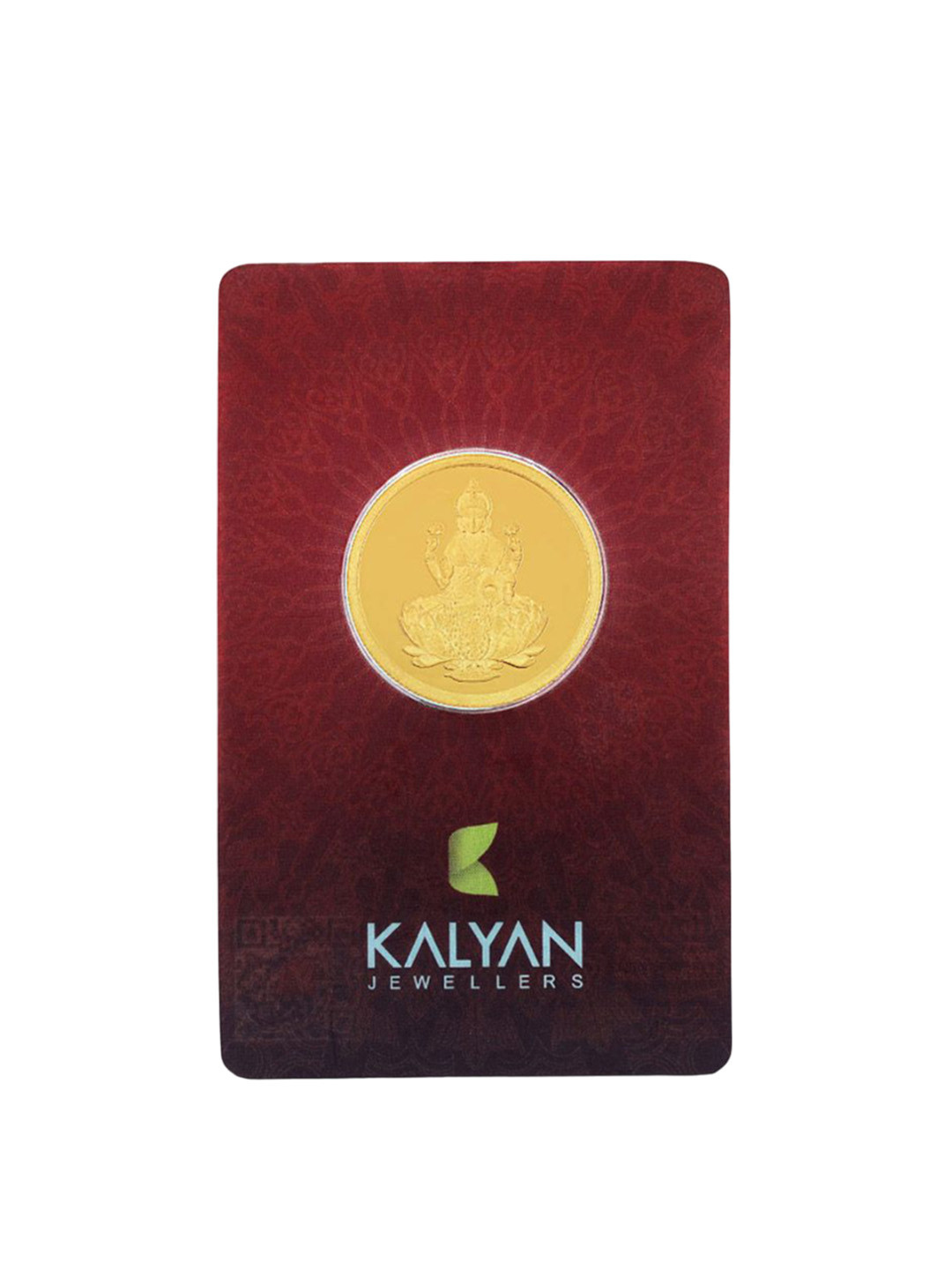 

Kalyan Jewellers 24K 999 Purity Goddess Lakshmi Round Shaped Coin - 10g, Gold