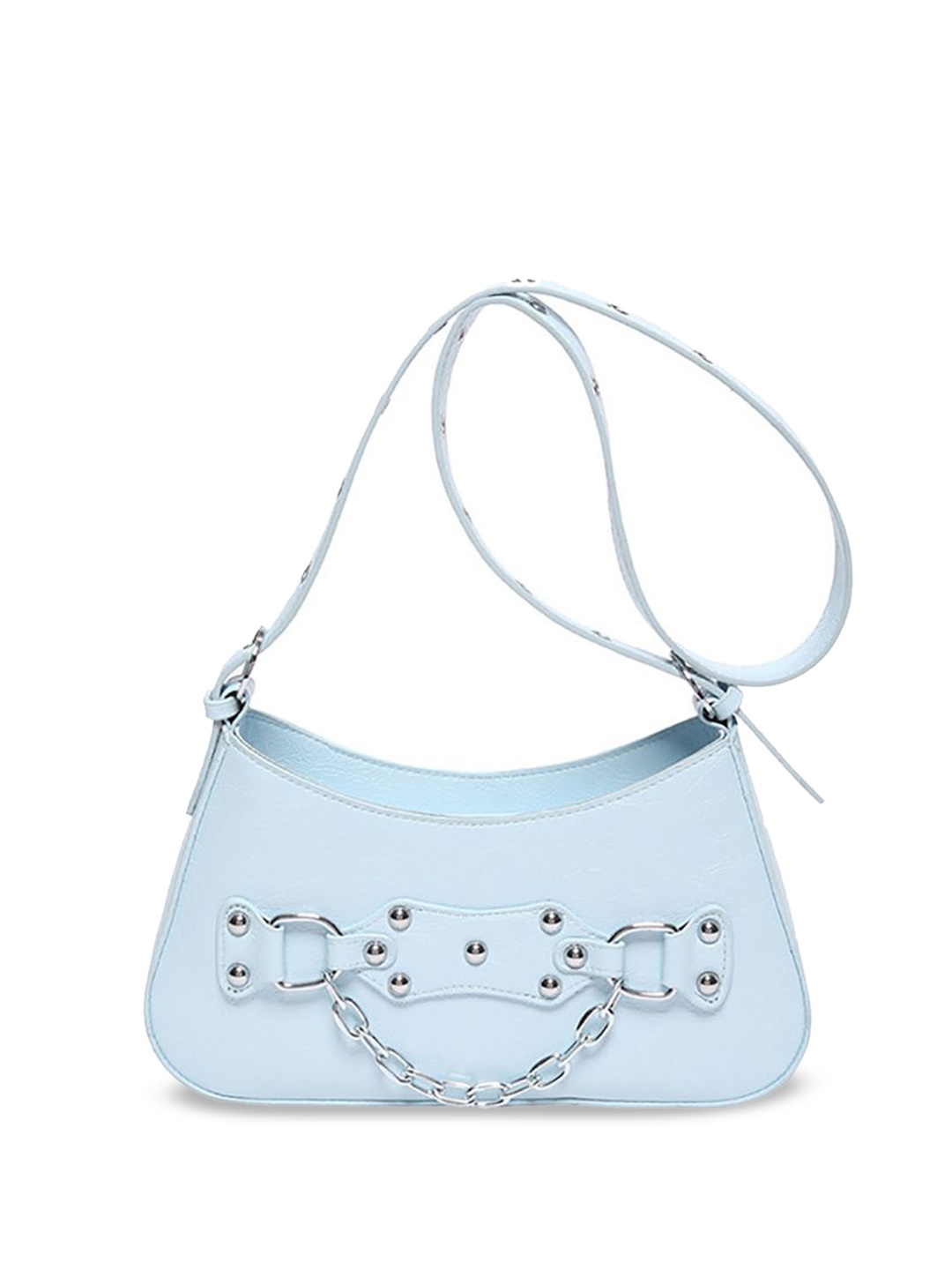 

StyleCast x Revolte Women Embellished Swagger Sling Bag, Blue