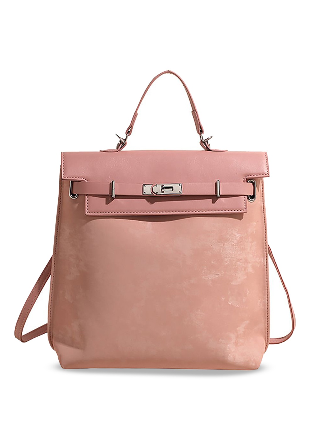 

StyleCast x Revolte Women Solid Shopper Shoulder Bag, Pink