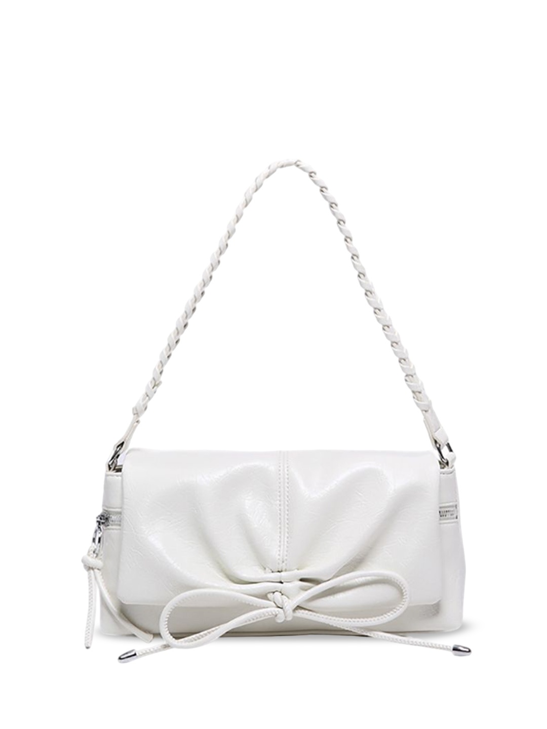 

StyleCast x Revolte Women Solid Swagger Sling Bag, White