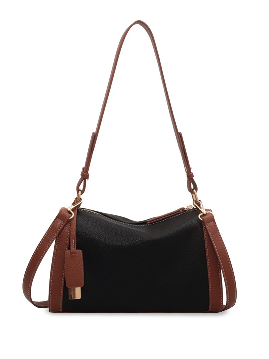

StyleCast x Revolte Women Structured Shoulder Bag, Black