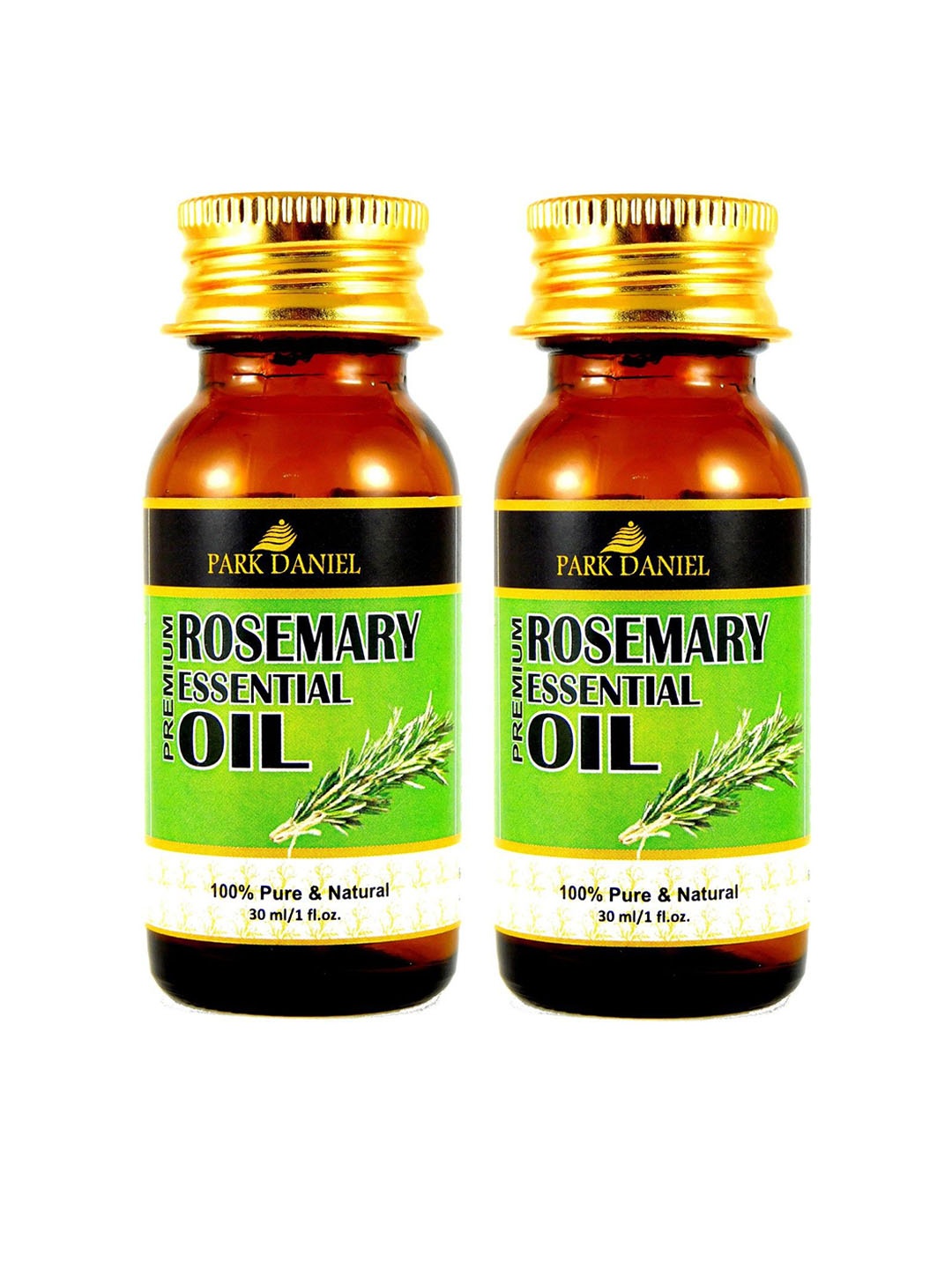 

Park Daniel Set Of 2 Rosemary Essential Oil For Skin & Hair- 30 ml Each, Transparent