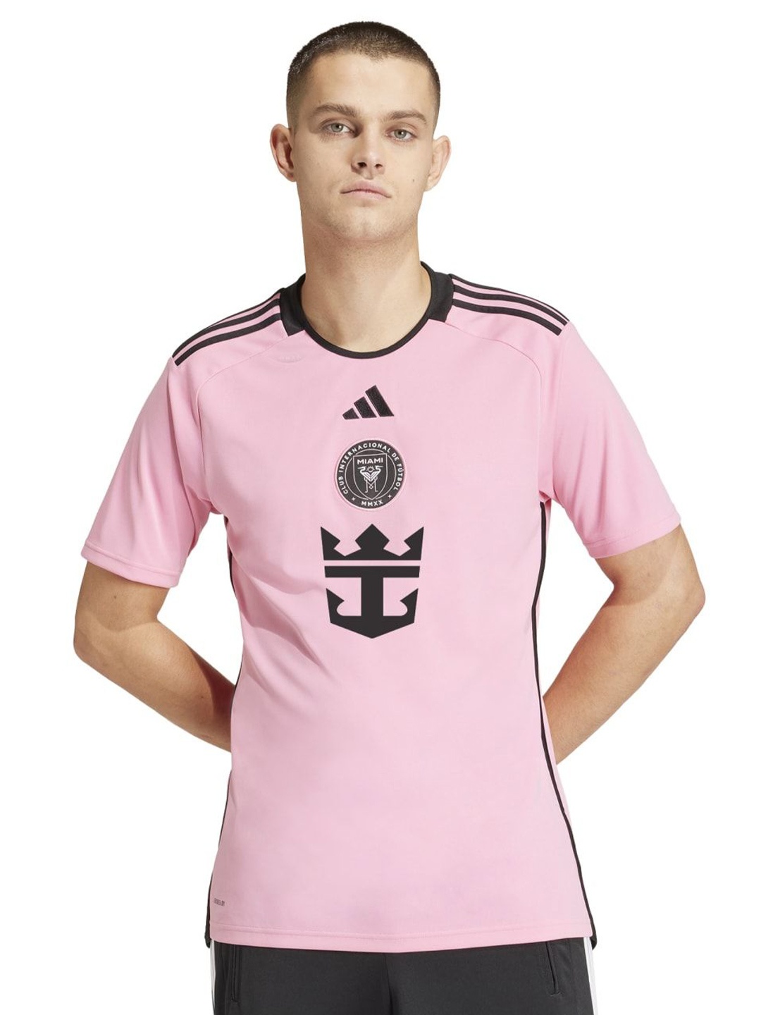 

ADIDAS Men Imcf H Jsy Printed Tshirt, Pink