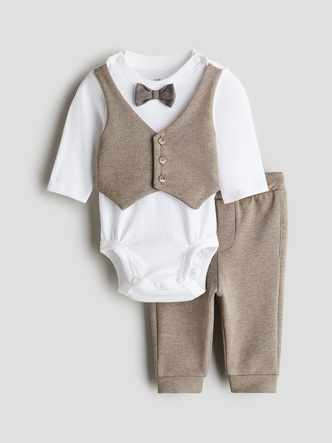 

H&M Kids 2-Pcs Cotton Set, White