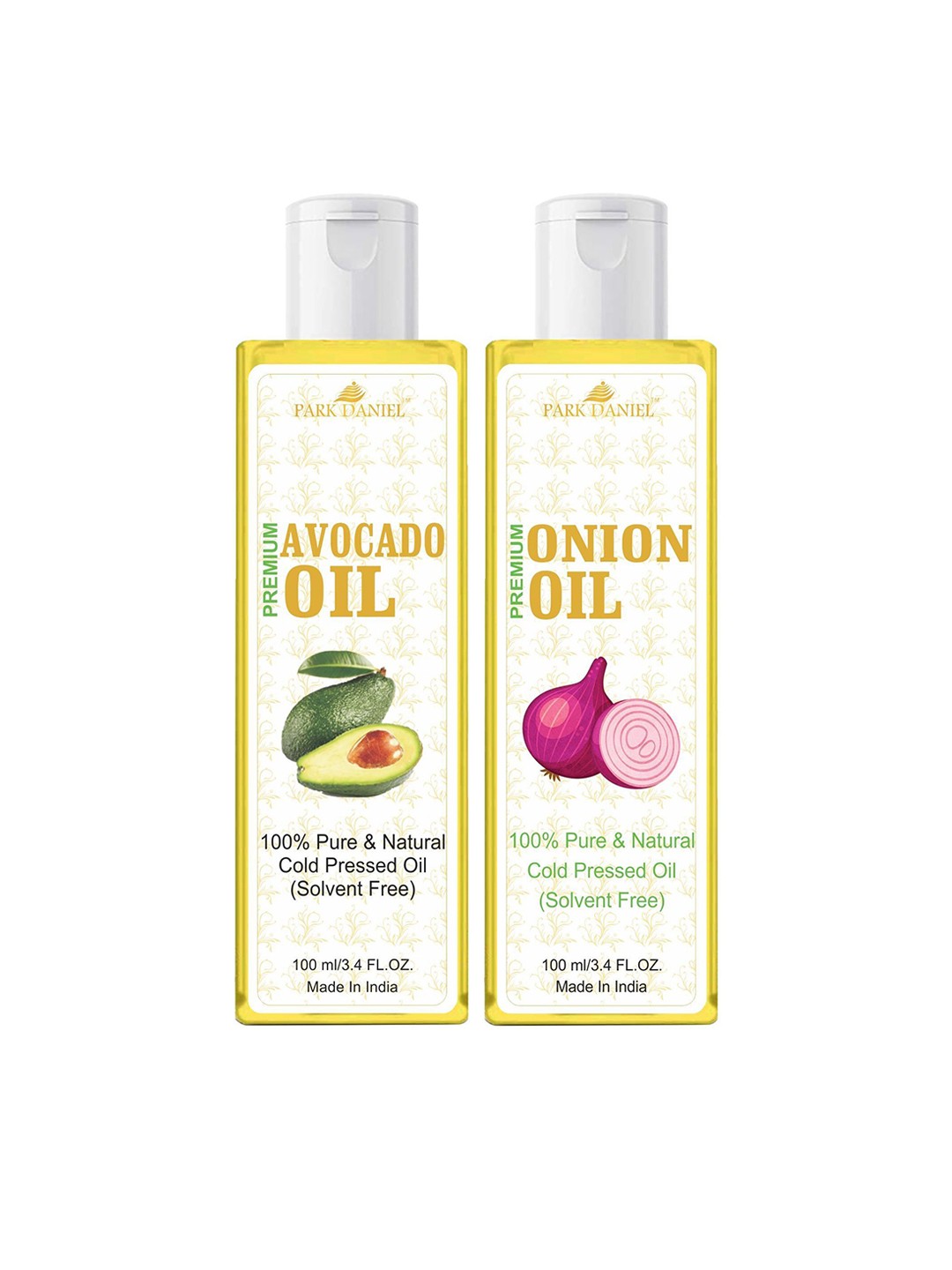 

Park Daniel Set Of 2 Avocado Oil & Onion Oil - 100 ml Each, Transparent